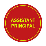 Signs ByLITA Circle Assistant Principal Sign