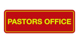 Signs ByLITA Standard Pastors Office Sign