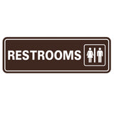 Standard Restrooms Sign