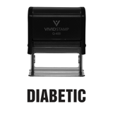 Diabetic Self Inking Rubber Stamp