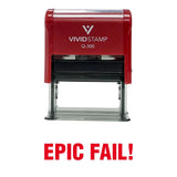 Red Epic Fail Novelty Stamp