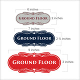 Signs ByLITA Designer Ground Floor Sign