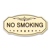 NO SMOKING Victorian Door / Wall Sign