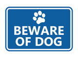 Signs ByLITA Classic Framed Beware of Dog Sign