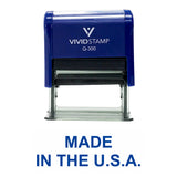 Made In The U.S.A. Self Inking Rubber Stamp