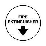Signs ByLITA Circle Fire Extinguisher Sign