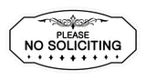Signs ByLITA Victorian Please No Soliciting Sign