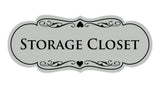 Signs ByLITA Designer Storage Closet Sign
