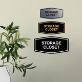 Signs ByLITA Fancy Storage Closet Sign